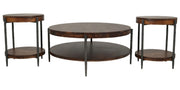 Parker House Bengal 41 Inch Round Cocktail Table with 2 End Tables