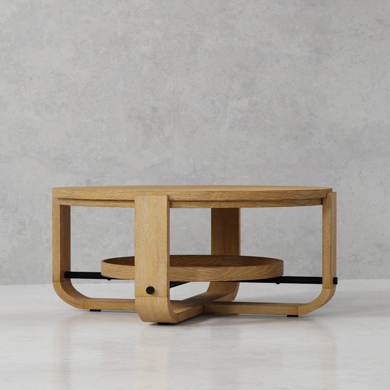 Parker House Escape Cocktail Table Round with Shelf