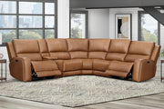 Parker Living Belmont 6 Piece Zero Gravity Power Reclining Sectional with Power Adjustable Headrests