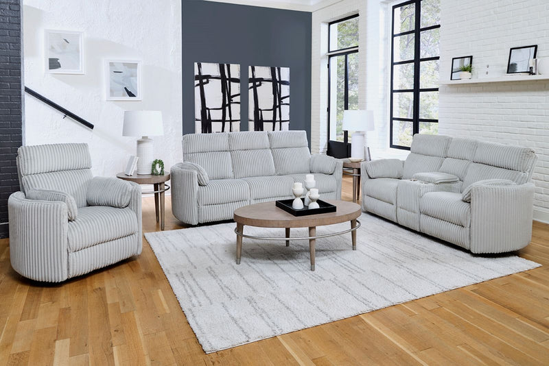 Parker Living Radius - Mega Grey Power Reclining Sofa Loveseat and Recliner