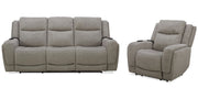 Parker Living Penfield - Frappe Power Reclining Sofa and Recliner