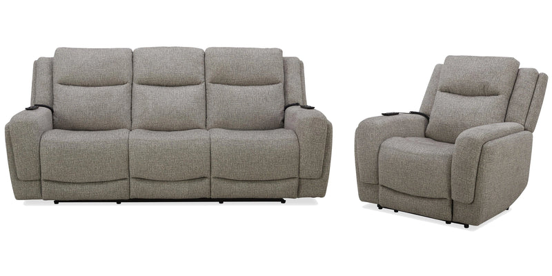 Parker Living Penfield - Frappe Power Reclining Sofa and Recliner