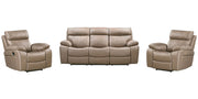 Parker Living Theon - Stokes Toffee Manual Glider Reclining Sofa and Two Recliners