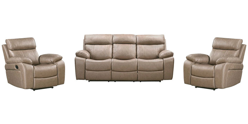 Parker Living Theon - Stokes Toffee Manual Glider Reclining Sofa and Two Recliners