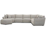 Parker Living Playful - Canes Cobblestone Ottoman with Casters