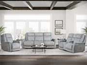 Parker Living Linus - Hudson Grey Zero Gravity Power Reclining Sofa