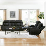 Parker Living Dalton - Lucky Charcoal Power Reclining Sofa and Loveseat