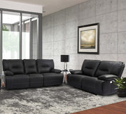 Parker Living Spartacus - Black Power Reclining Sofa and Loveseat