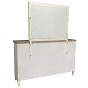 Parker House Americana Modern Bedroom King Shelter Bed 2 Nightstands Dresser with Mirror and Chest