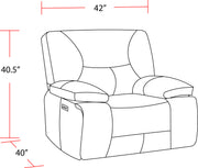 Parker Living Gladiator - Cobalt Zero Gravity Power Recliner