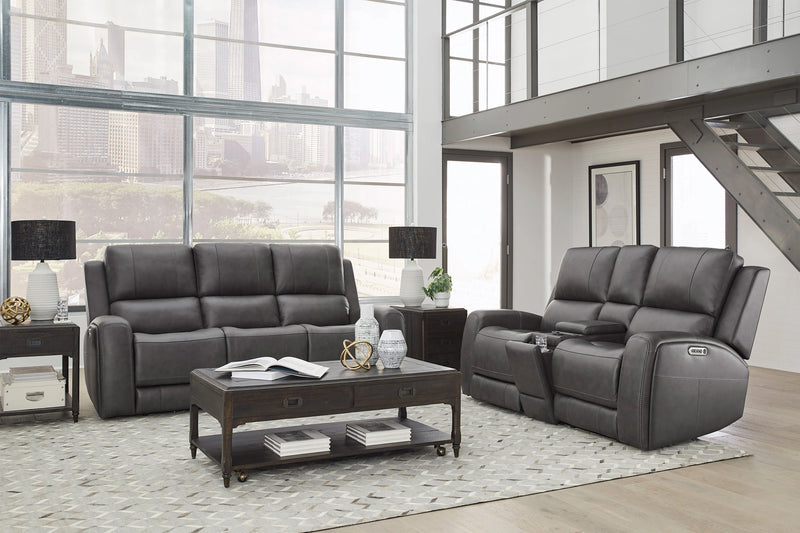 Parker Living Belmont Zero Gravity Power Reclining Tilt Console Loveseat P3