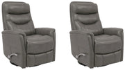Parker Living Gemini Swivel Glider Recliner Two Pack