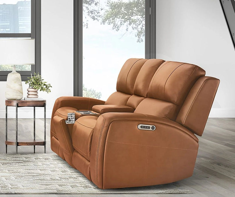 Parker Living Belmont Zero Gravity Power Reclining Tilt Console Loveseat P3