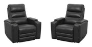 Parker Living Nexus - Autumn Black Zero Gravity Power Recliner P3 Two Pack