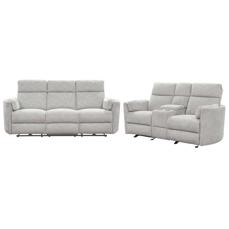 Parker Living Radius - Mineral Power Reclining Sofa and Loveseat