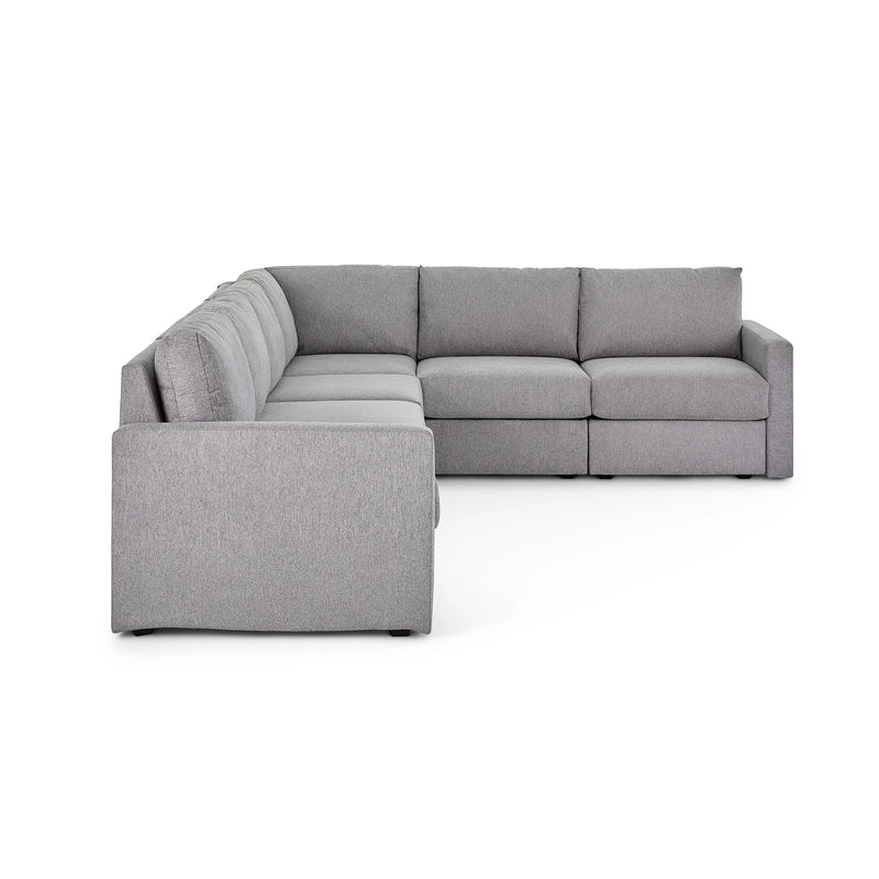 Flex 6-Seat Sectional with Standard Arm - 5000003533