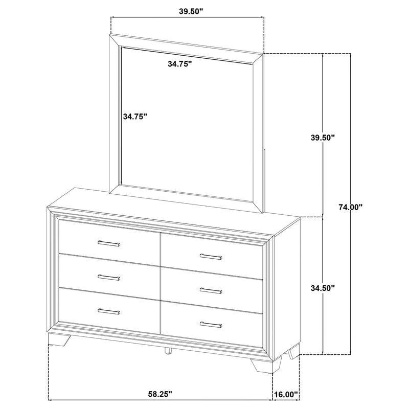 Wright Dresser with Mirror