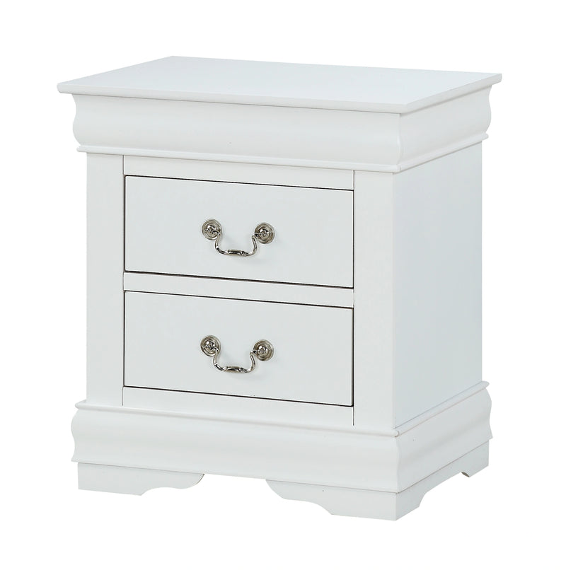Louis Philip Nightstand White