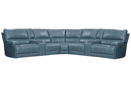 Parker Living Whitman - Powered By Freemotion 7 Piece Modular Power Reclining Sectional with Power Adjustable Headrests
