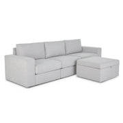 Flex Sofa with Wide Arm and Storage Ottoman - 5000003461