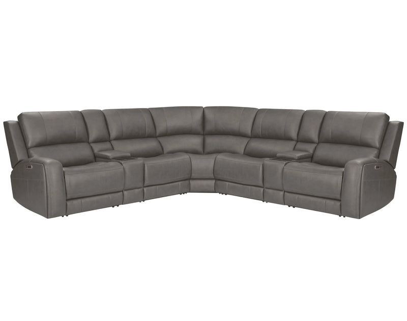 Parker Living Belmont 7 Piece Zero Gravity Power Reclining Sectional with Power Adjustable Headrests