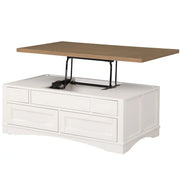 Parker House Americana Modern - Cotton Lift Top Cocktail Table with 2 Chairside Tables