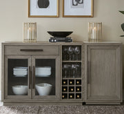 Parker House Pure Modern Dining Multi Functional Server with Bar Cabinet