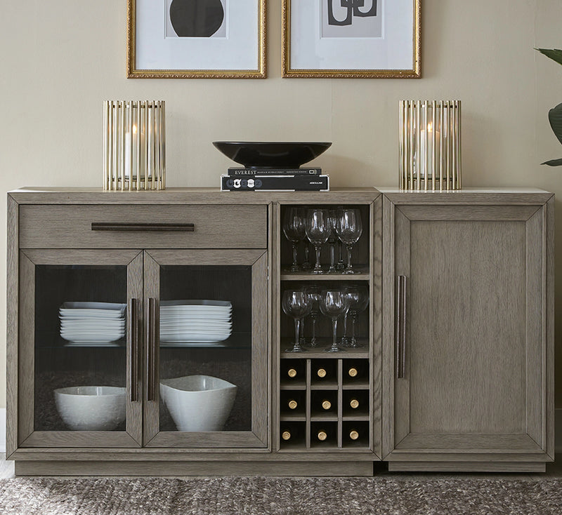 Parker House Pure Modern Dining Multi Functional Server with Bar Cabinet