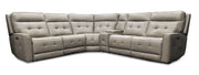 Parker Living Canterbury - Pewter 6 Piece Zero Gravity Modular Power Reclining Sectional