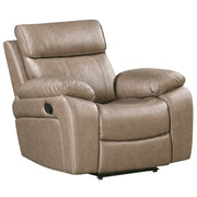 Parker Living Theon - Stokes Toffee Manual Reclining Sofa and Recliner