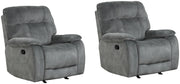 Parker Living Cooper - Shadow Grey Glider Recliner Two Pack