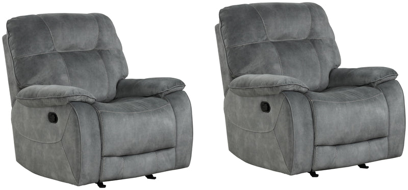 Parker Living Cooper - Shadow Grey Glider Recliner Two Pack