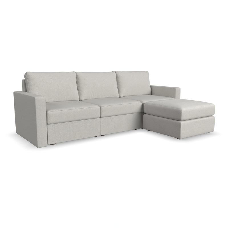 Flex Sofa with Standard Arm and Ottoman