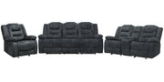 Parker Living Bolton - Misty Storm Manual Reclining Sofa Loveseat and Recliner