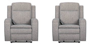 Parker Living Armstrong Power Recliner with Heat Massage and Auto-Glide Two Pack