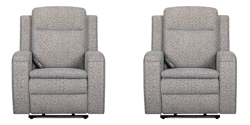 Parker Living Armstrong Power Recliner with Heat Massage and Auto-Glide Two Pack