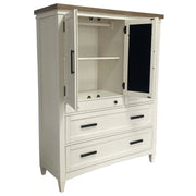 Parker House Americana Modern Bedroom 7 Drawer Door Chest with Workstation