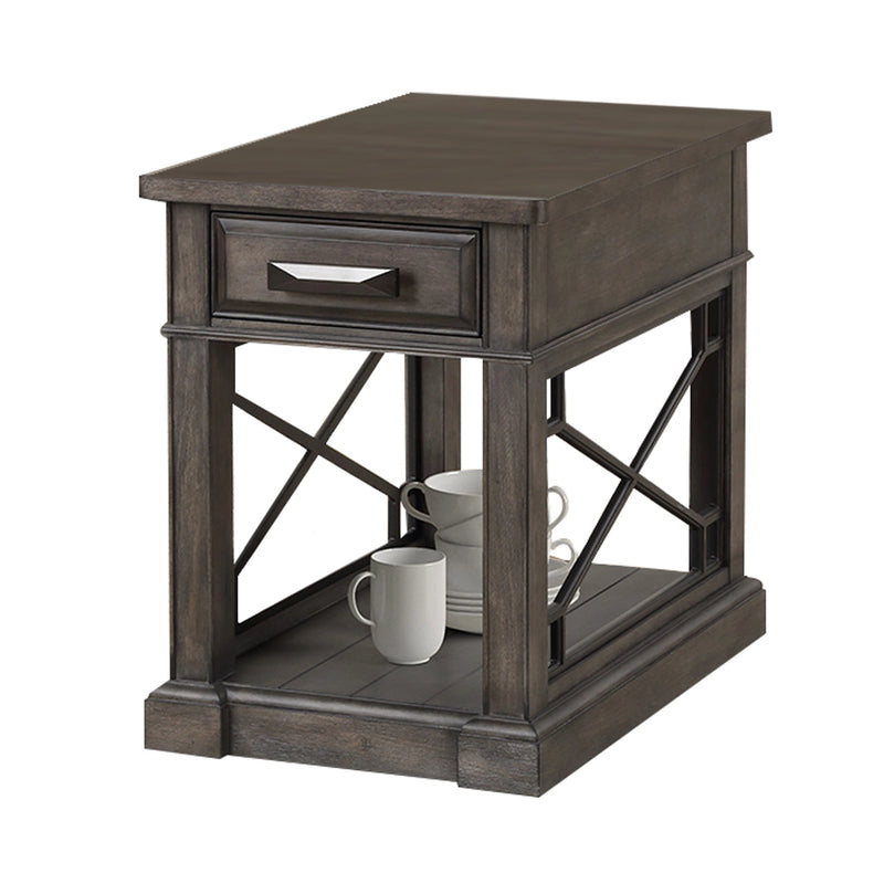 Parker House Sundance - Smokey Grey Cocktail Table with 2 Chairside Tables