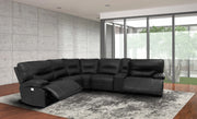 Parker Living Spartacus 6 Piece Modular Power Reclining Sectional with Power Adjustable Headrests