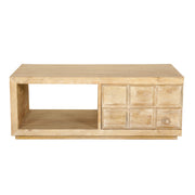 Parker House Laguna Rectangular Storage Cocktail Table with 2 End Tables and Console
