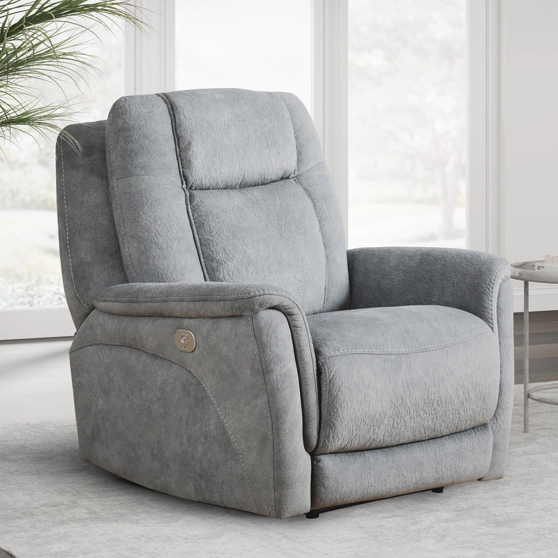 Parker Living Linus - Hudson Grey Zero Gravity Power Recliner Two Pack