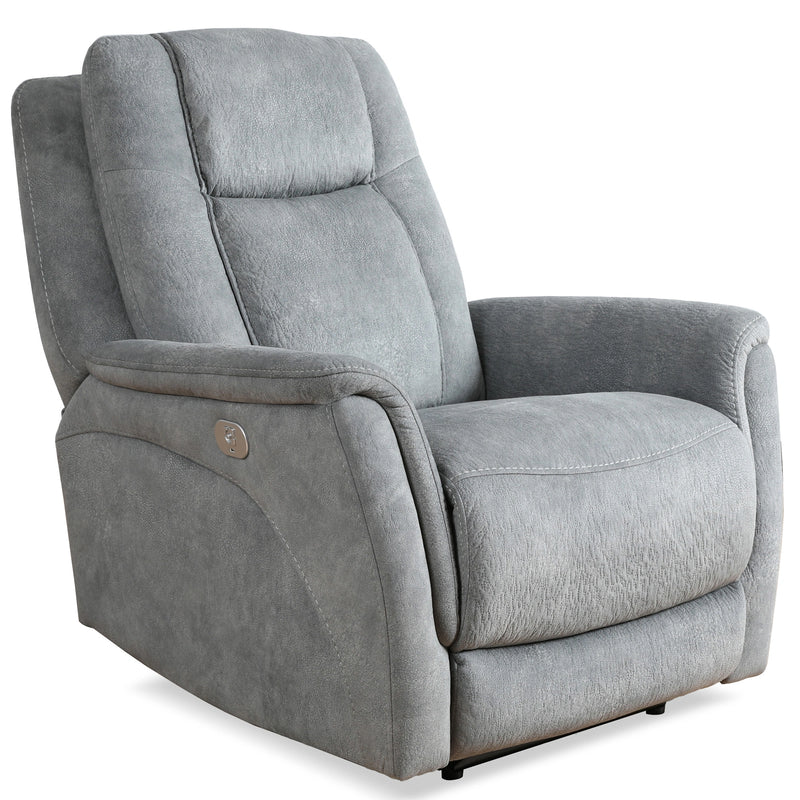 Parker Living Linus - Hudson Grey Power Reclining Sofa and Two Recliners