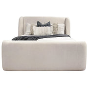 Parker Living Sleep Shiloh - White Mocha King Wingback Upholstered Bed