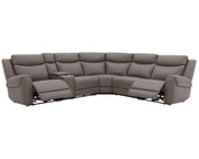 Parker Living Momentum 6 Piece Modular Power Reclining Sectional with Power Adjustable Headrests
