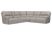 Parker Living Whitman - Powered By Freemotion 6 Piece Modular Power Reclining Sectional with Power Adjustable Headrests