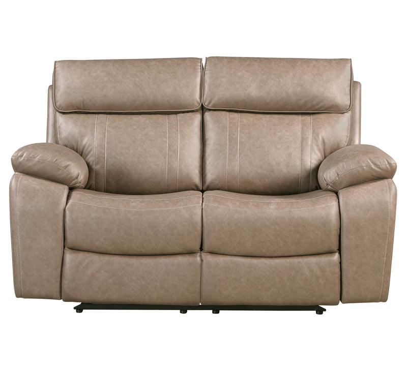 Parker Living Theon - Stokes Toffee Manual Reclining Sofa and Loveseat