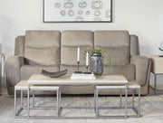 Parker Living Penfield - Frappe Power Reclining Sofa and Loveseat