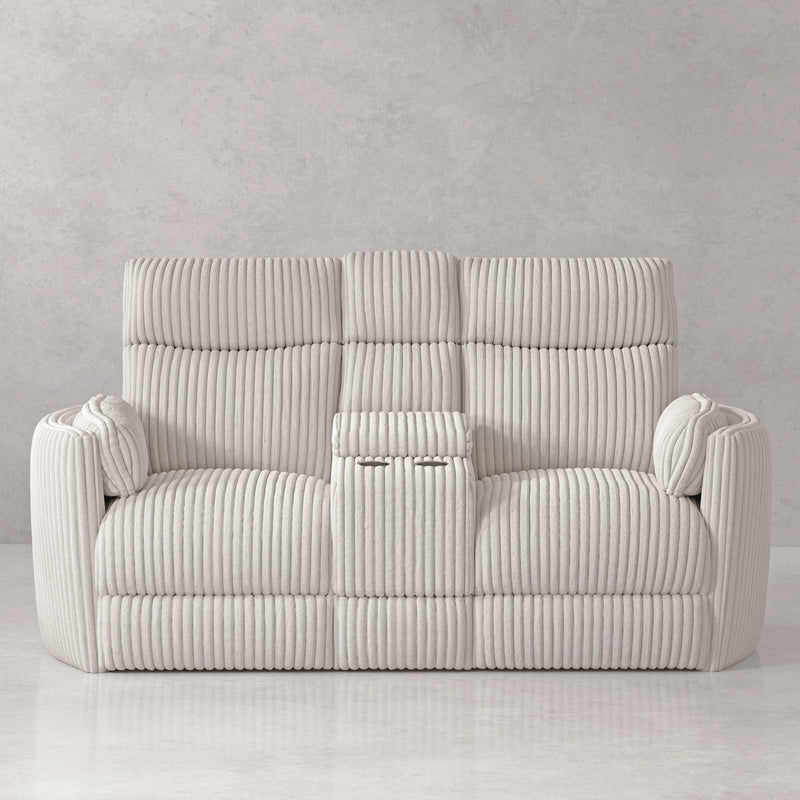 Parker Living Radius - Mega Ivory Power Reclining Sofa and Loveseat