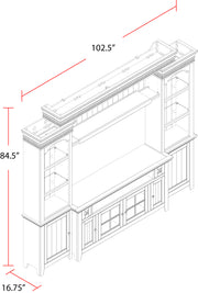 Parker House Tidewater 62 In. Console Entertainment Wall