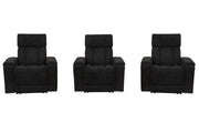 Parker Living Phoenix Zero Gravity Power 3 Seat Home Theater Seating with Immersive Audio P3